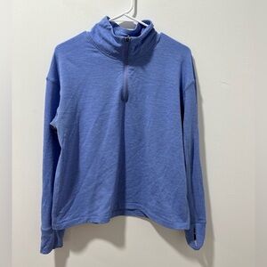 Outdoor Voices periwinkle quarter zip size L